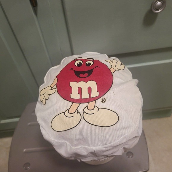 VTG 90s M&M's 1995 Special Olympics Painters Hat Cap Mars Promo Sponsor READ - Picture 8 of 10